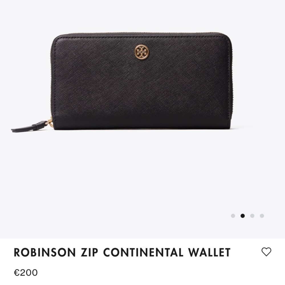 Tory Burch Saffiano Leather Zip Continental Wallet